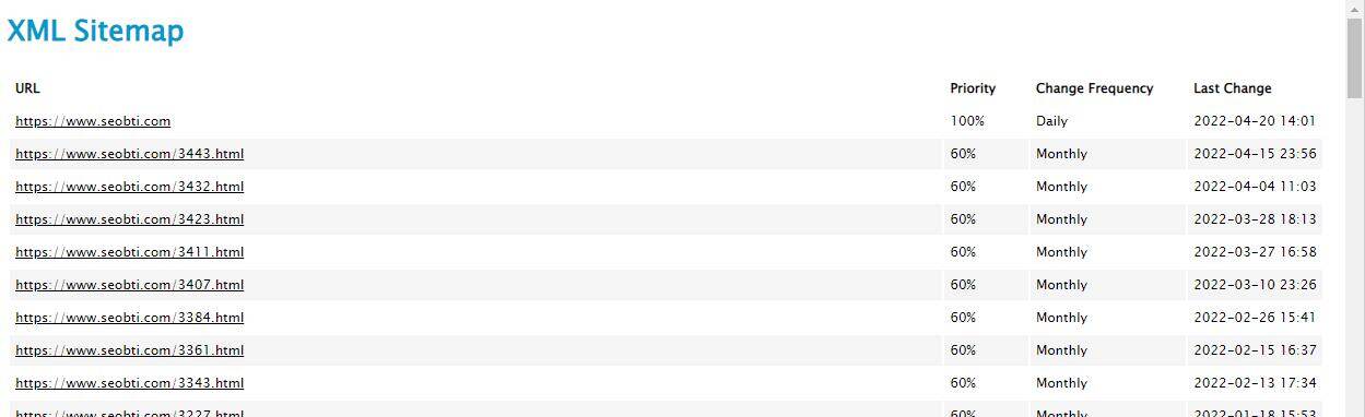 Sitemap 文件的作用及结构推荐